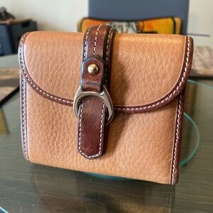 Dooney & Bourke Tan and Brown Leather Wallet